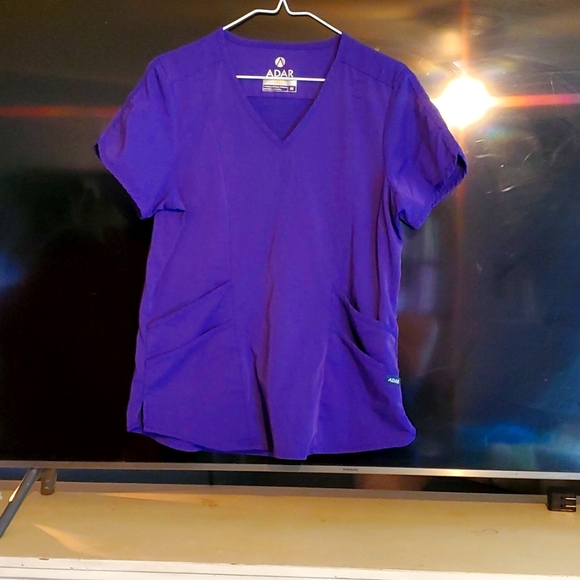 Purple Scrub Set - Picture 2 of 4